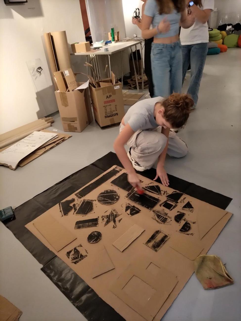 Výtvarný program k výstavě Jolany Havelkové – Zwischen zwei Orten, 7.C