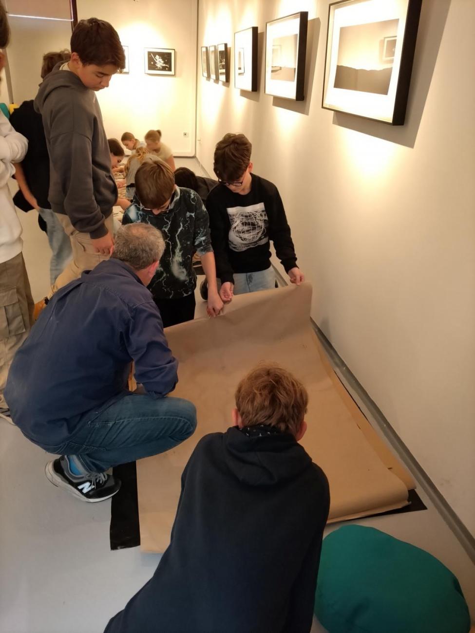 Výtvarný program k výstavě Jolany Havelkové – Zwischen zwei Orten, 7.C