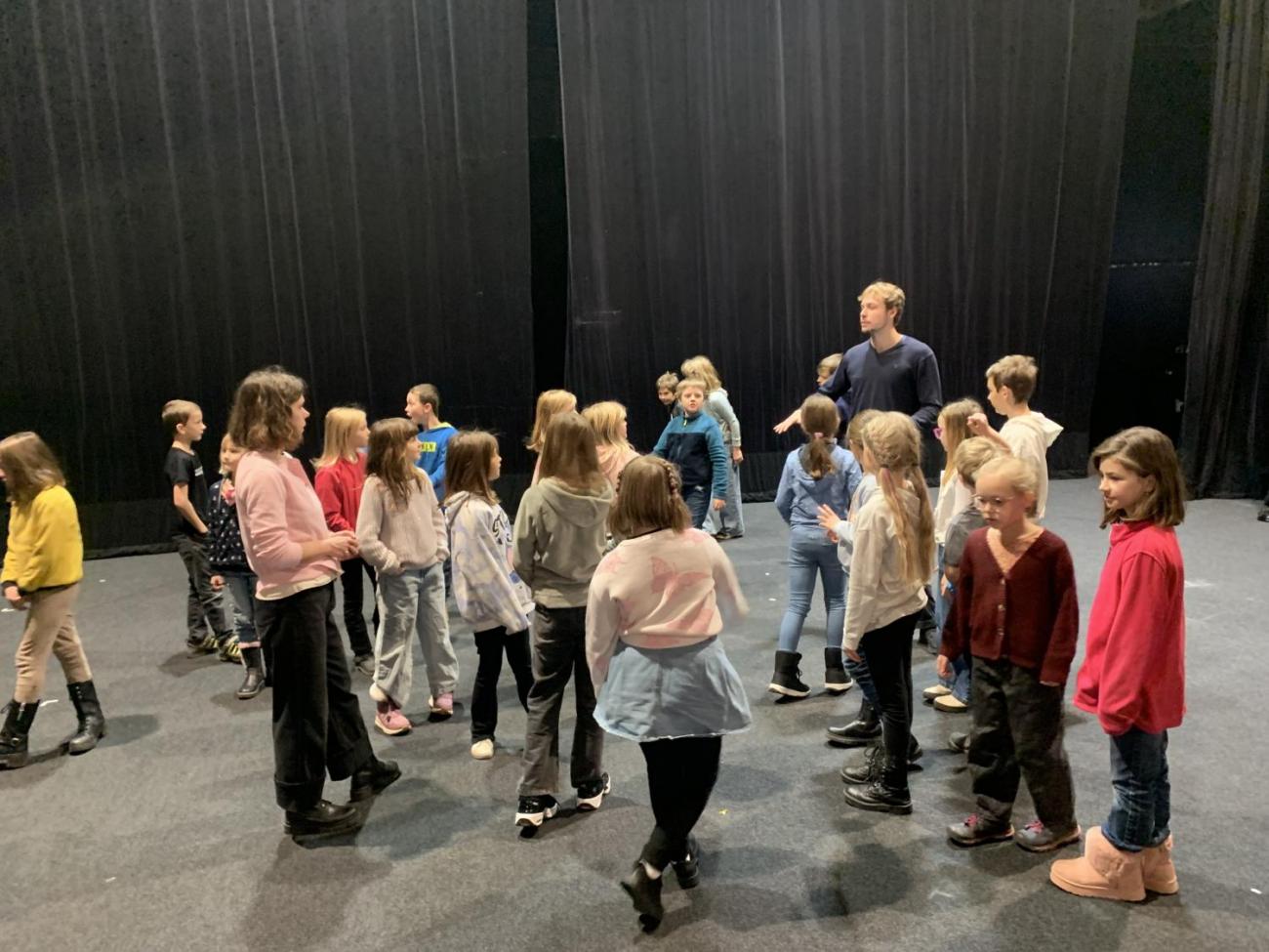 Poprvé v divadle  3.B