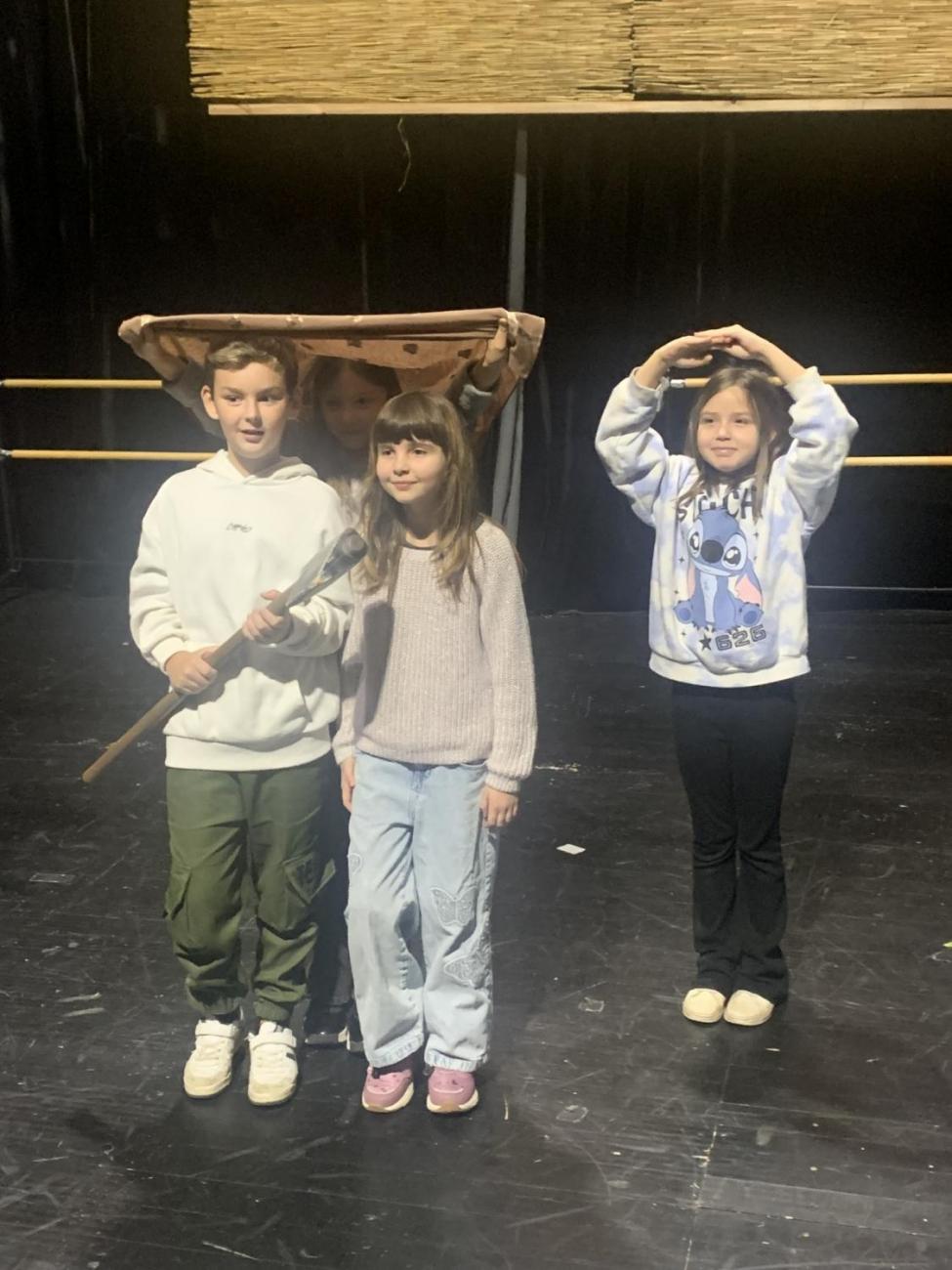 Poprvé v divadle  3.B