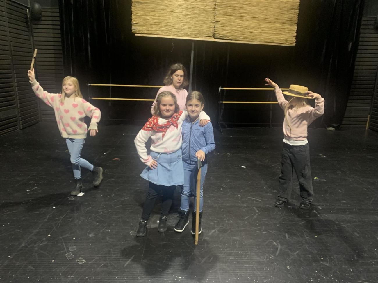 Poprvé v divadle  3.B