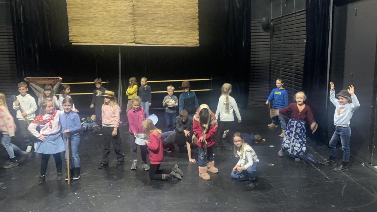 Poprvé v divadle  3.B