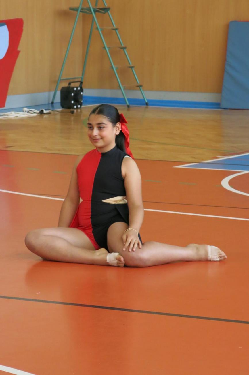 Vystoupení v tělocvičně v rámci 32. Veletrhu zdraví