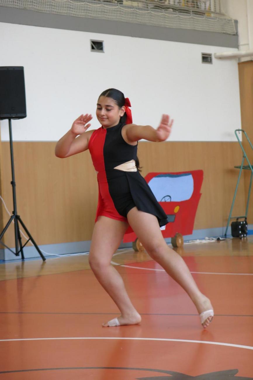 Vystoupení v tělocvičně v rámci 32. Veletrhu zdraví