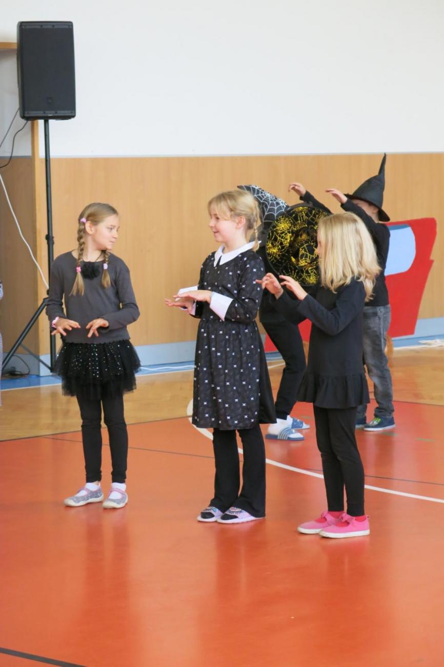 Vystoupení v tělocvičně v rámci 32. Veletrhu zdraví