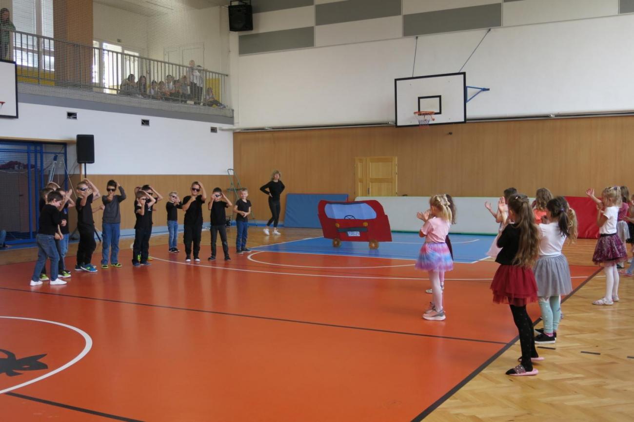 Vystoupení v tělocvičně v rámci 32. Veletrhu zdraví