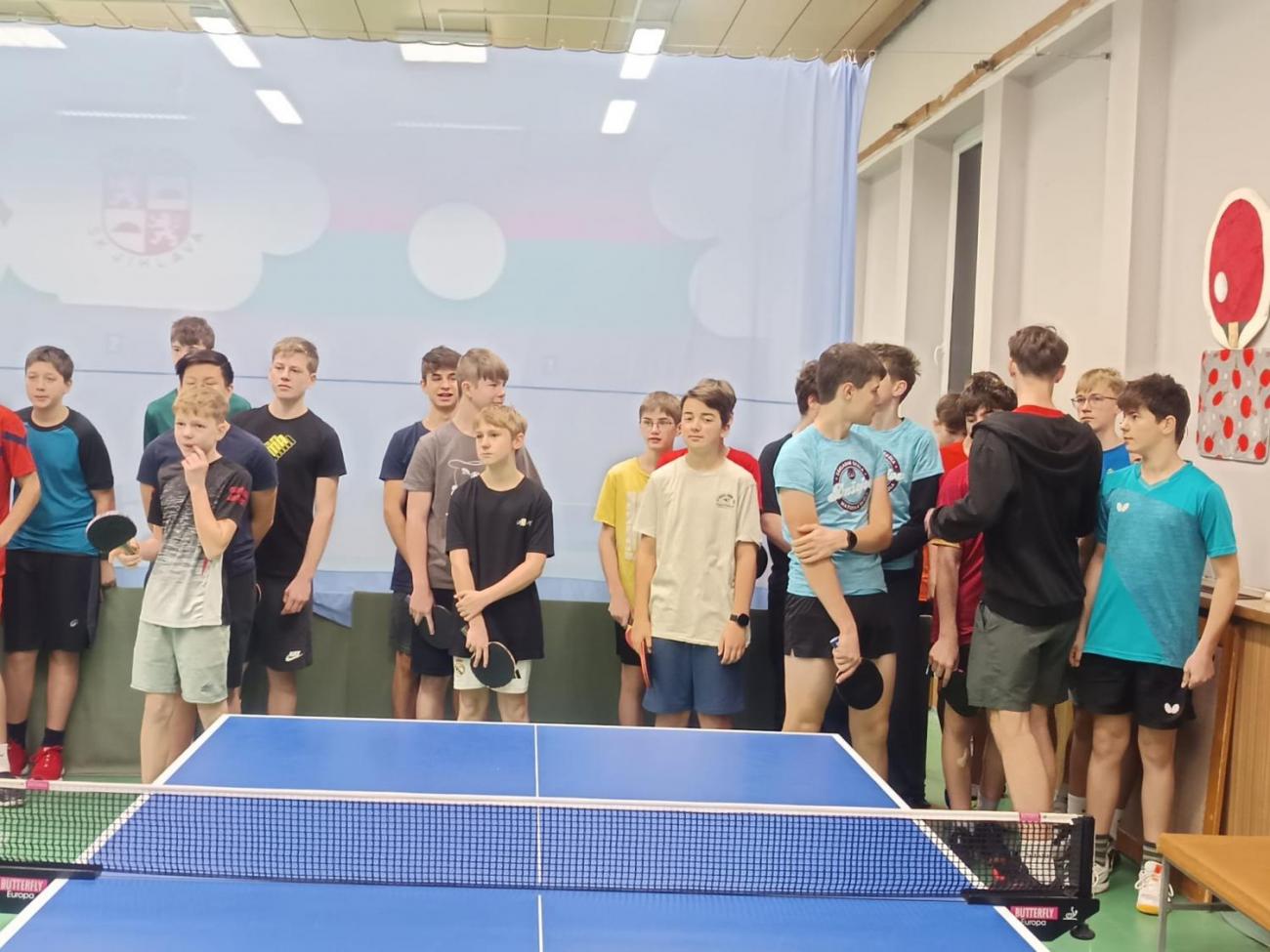 Okresní kolo ve stolním tenisu