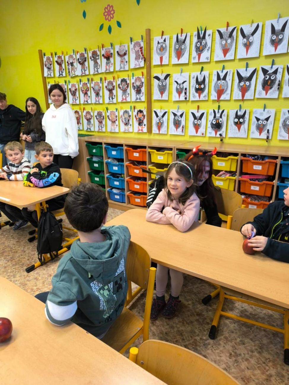 Mikulášská nadílka u prvňáčků