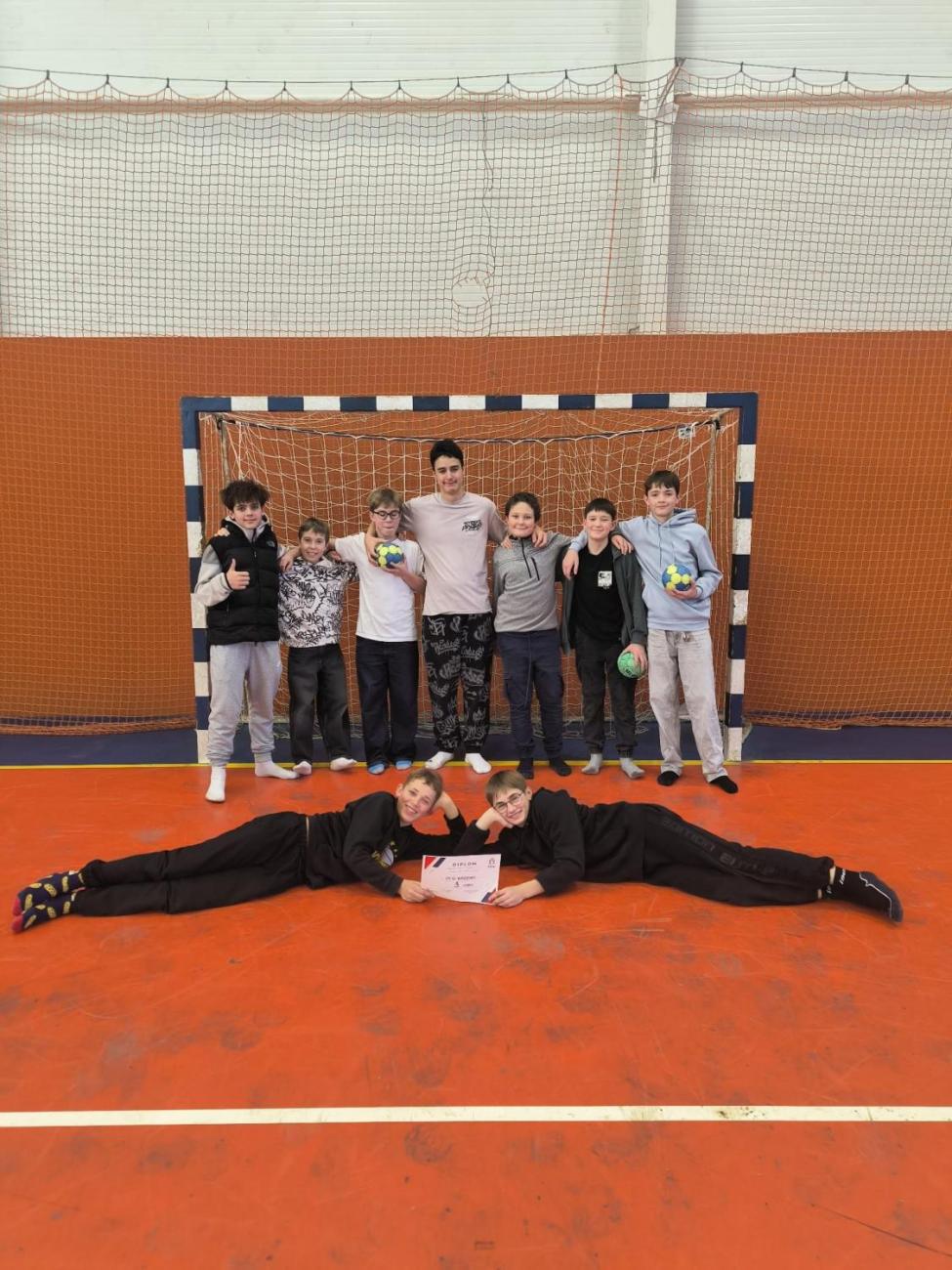 Okresní kolo v házené mladších žáků – 3. místo