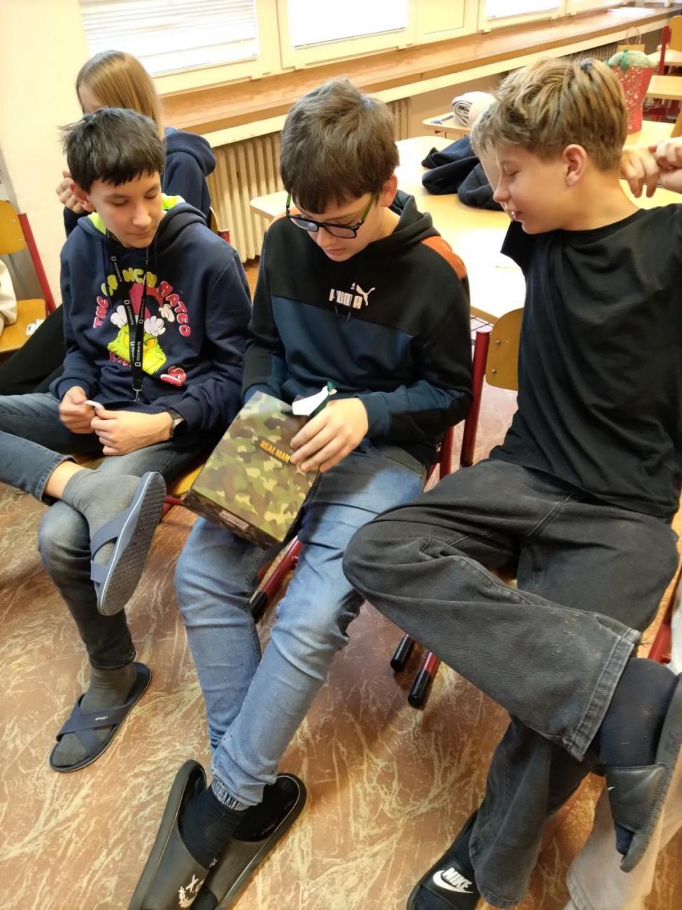 Vánoční besídka  7. D