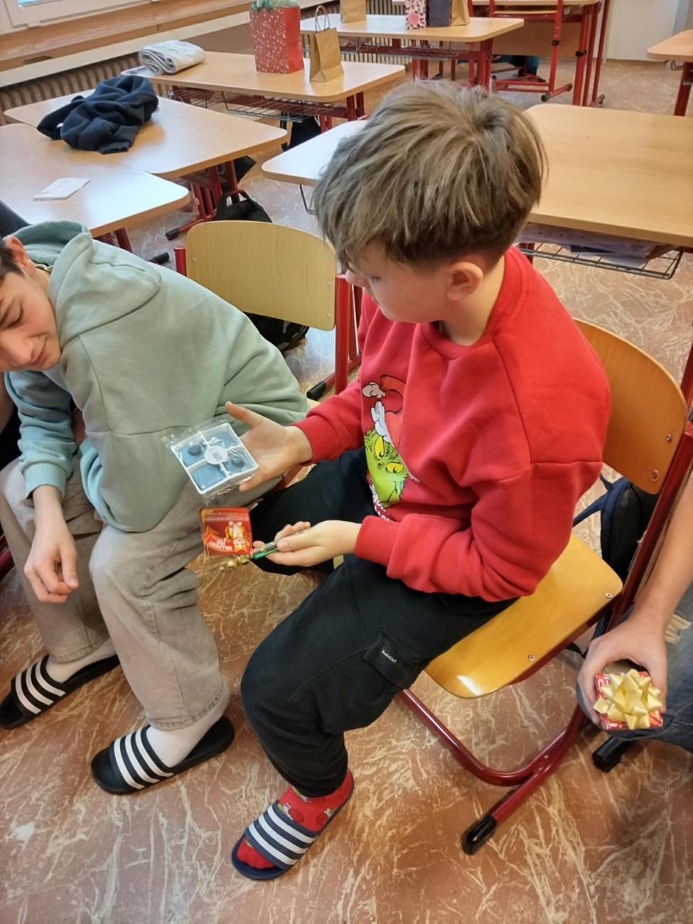 Vánoční besídka  7. D