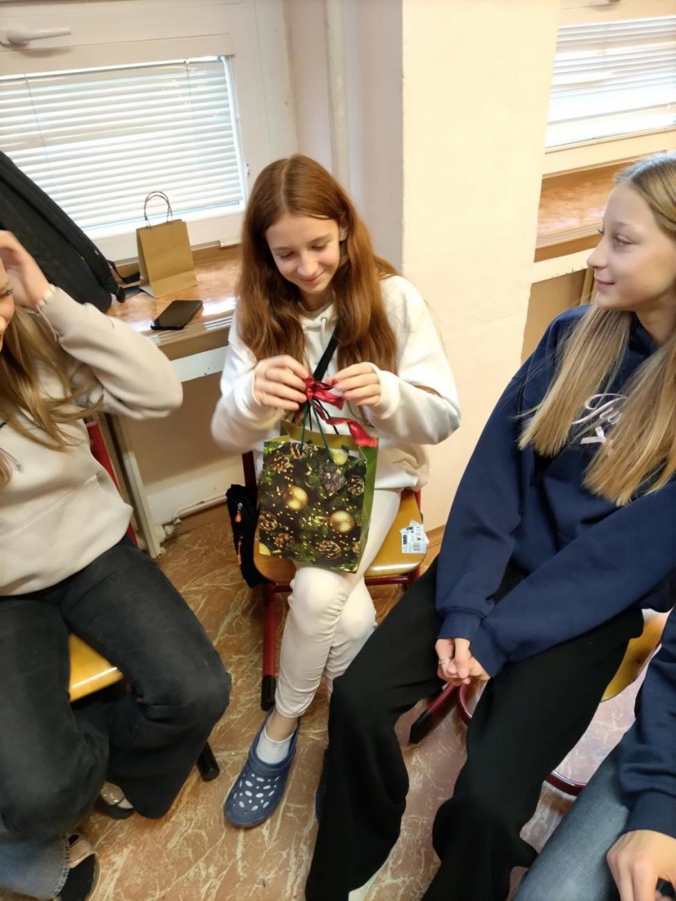 Vánoční besídka  7. D