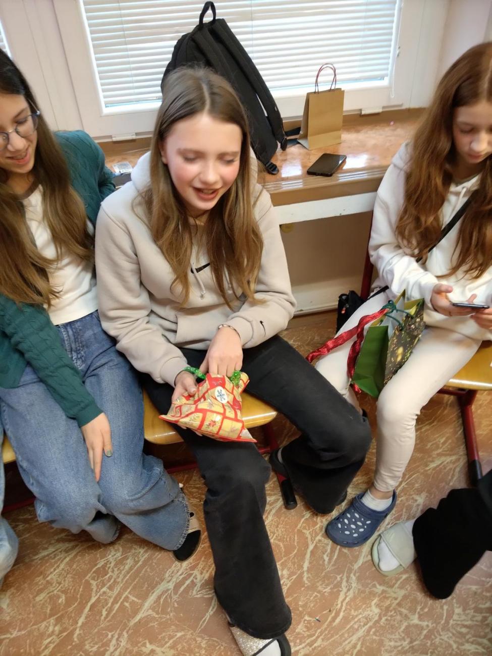 Vánoční besídka  7. D