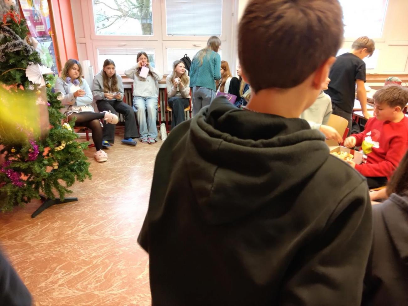 Vánoční besídka  7. D