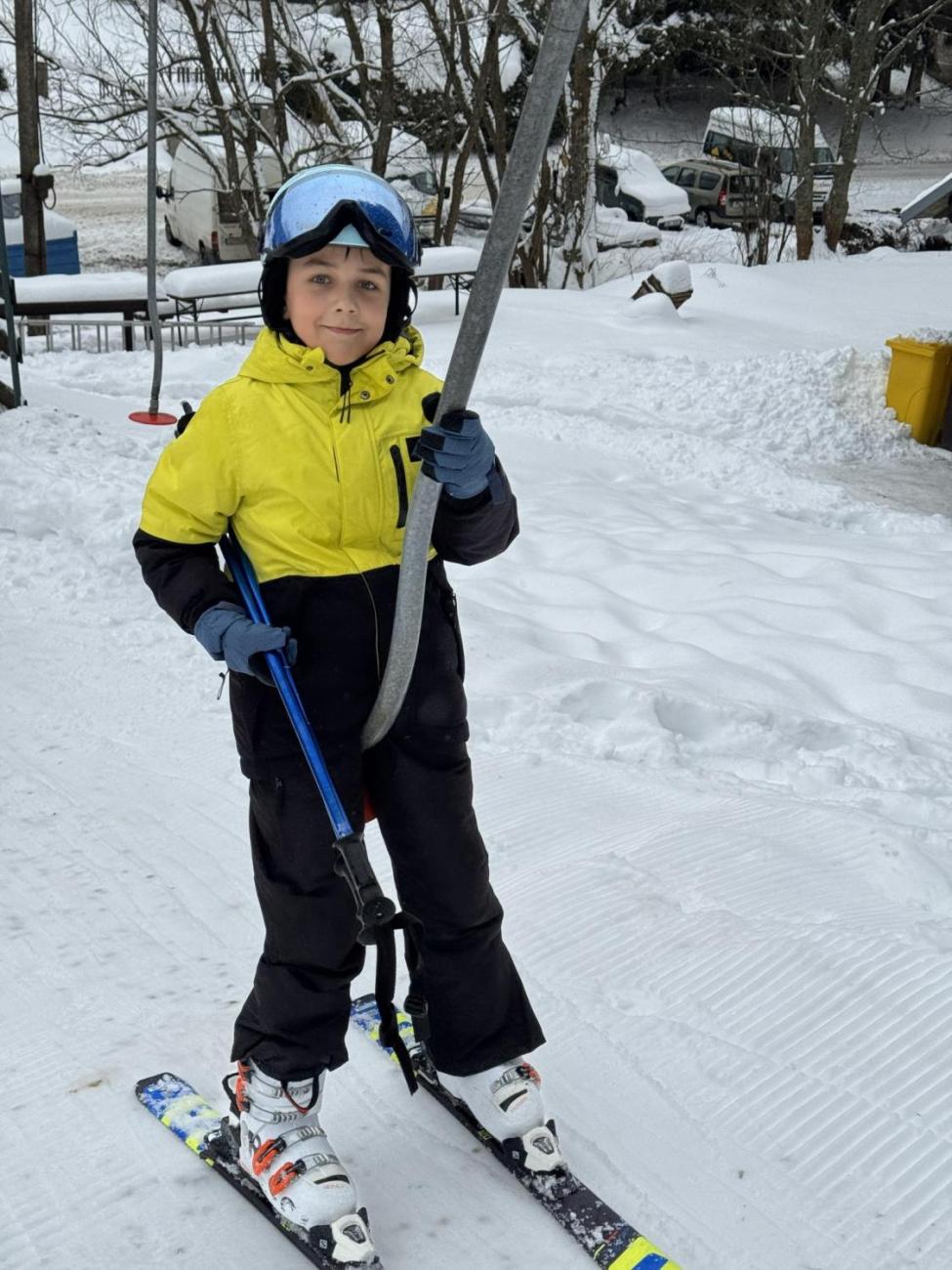 Den plný lyžování