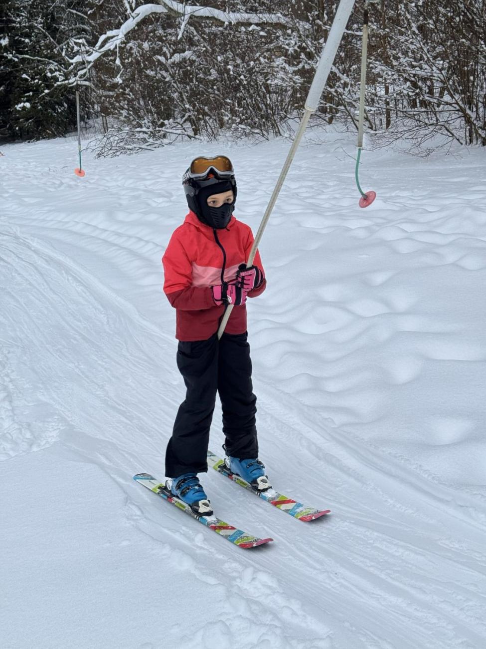 Den plný lyžování