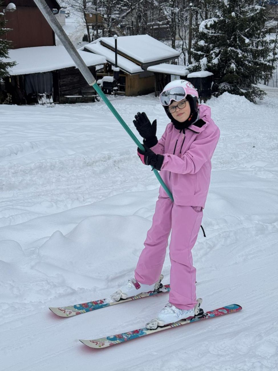 Den plný lyžování