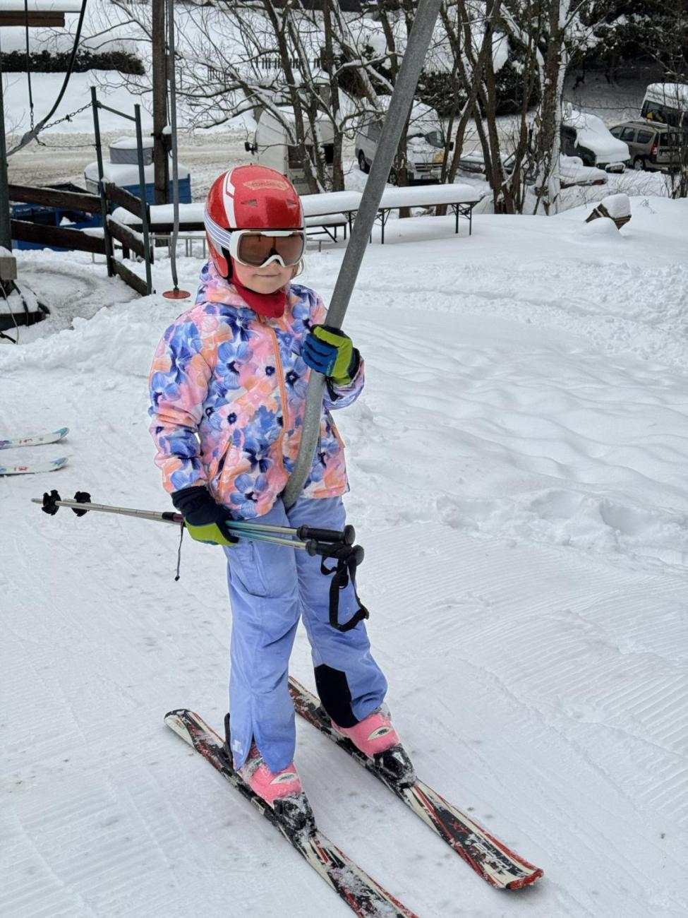 Den plný lyžování