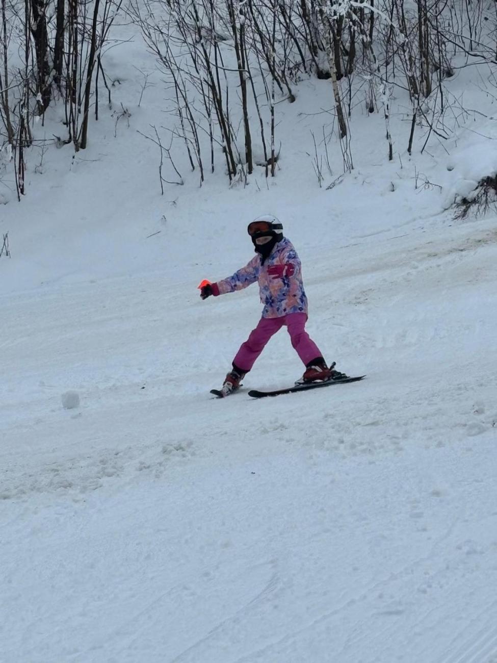 Den plný lyžování