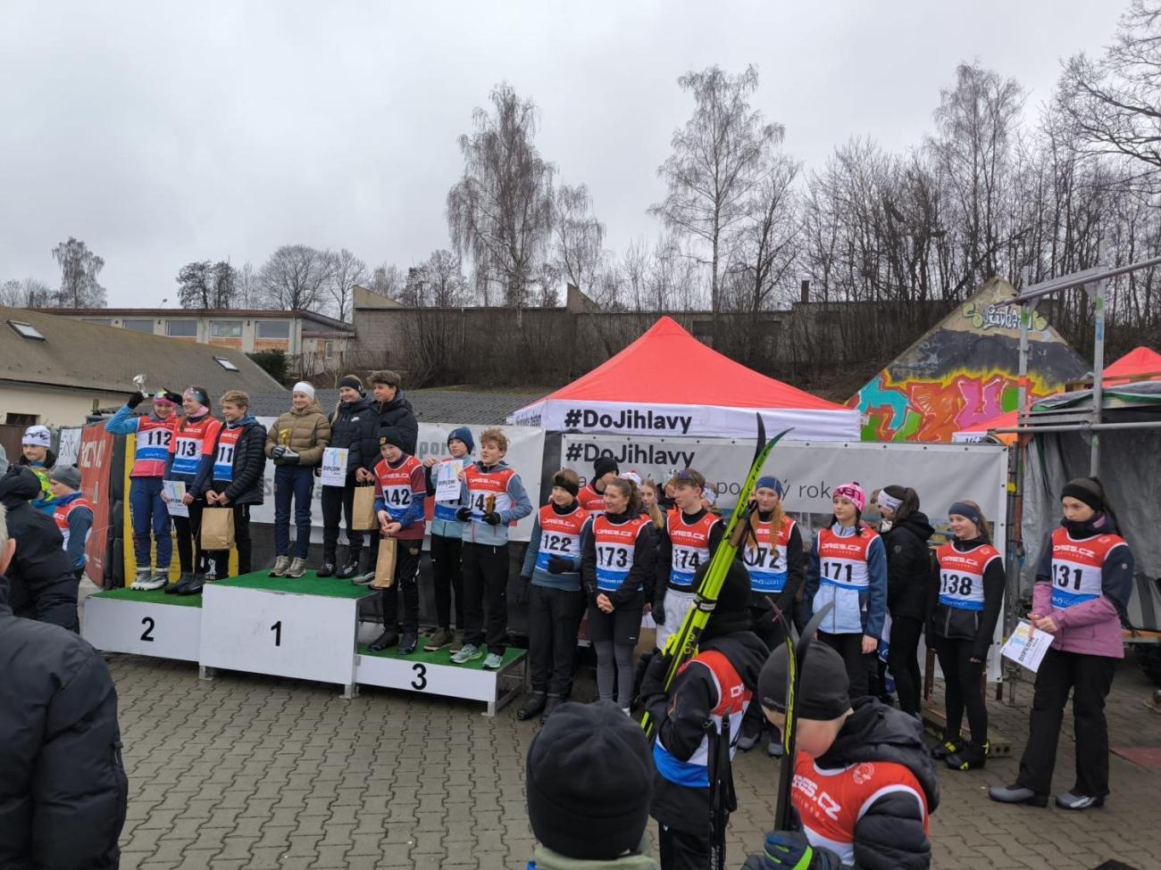 Mistrovství štafet základních škol Jihlavska v běžeckém lyžování