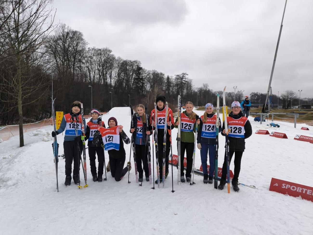 Mistrovství štafet základních škol Jihlavska v běžeckém lyžování