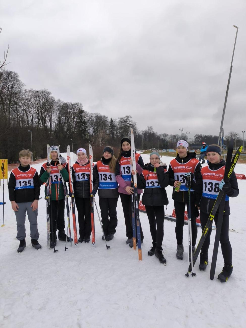Mistrovství štafet základních škol Jihlavska v běžeckém lyžování