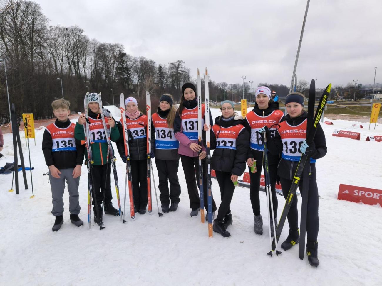 Mistrovství štafet základních škol Jihlavska v běžeckém lyžování