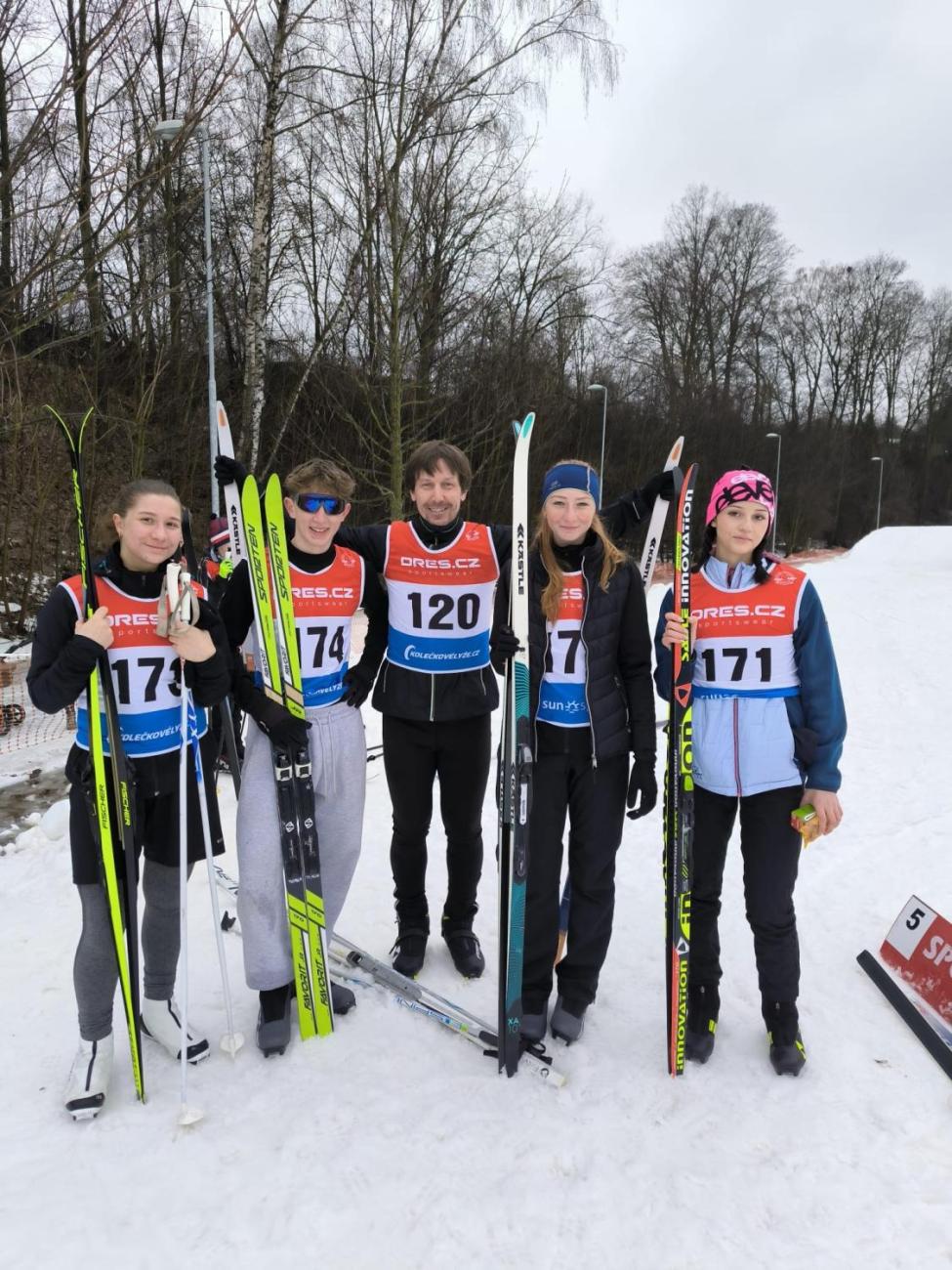 Mistrovství štafet základních škol Jihlavska v běžeckém lyžování