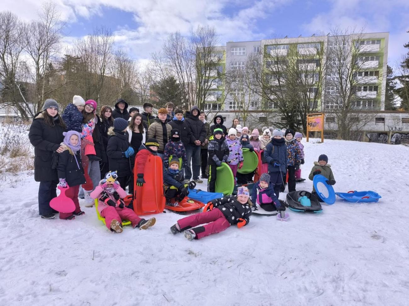 Bobování prvňáčků a deváťáků  (1.A a 9.A)