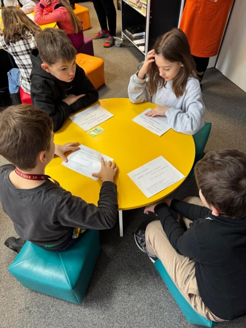 Program v knihovně  3.B