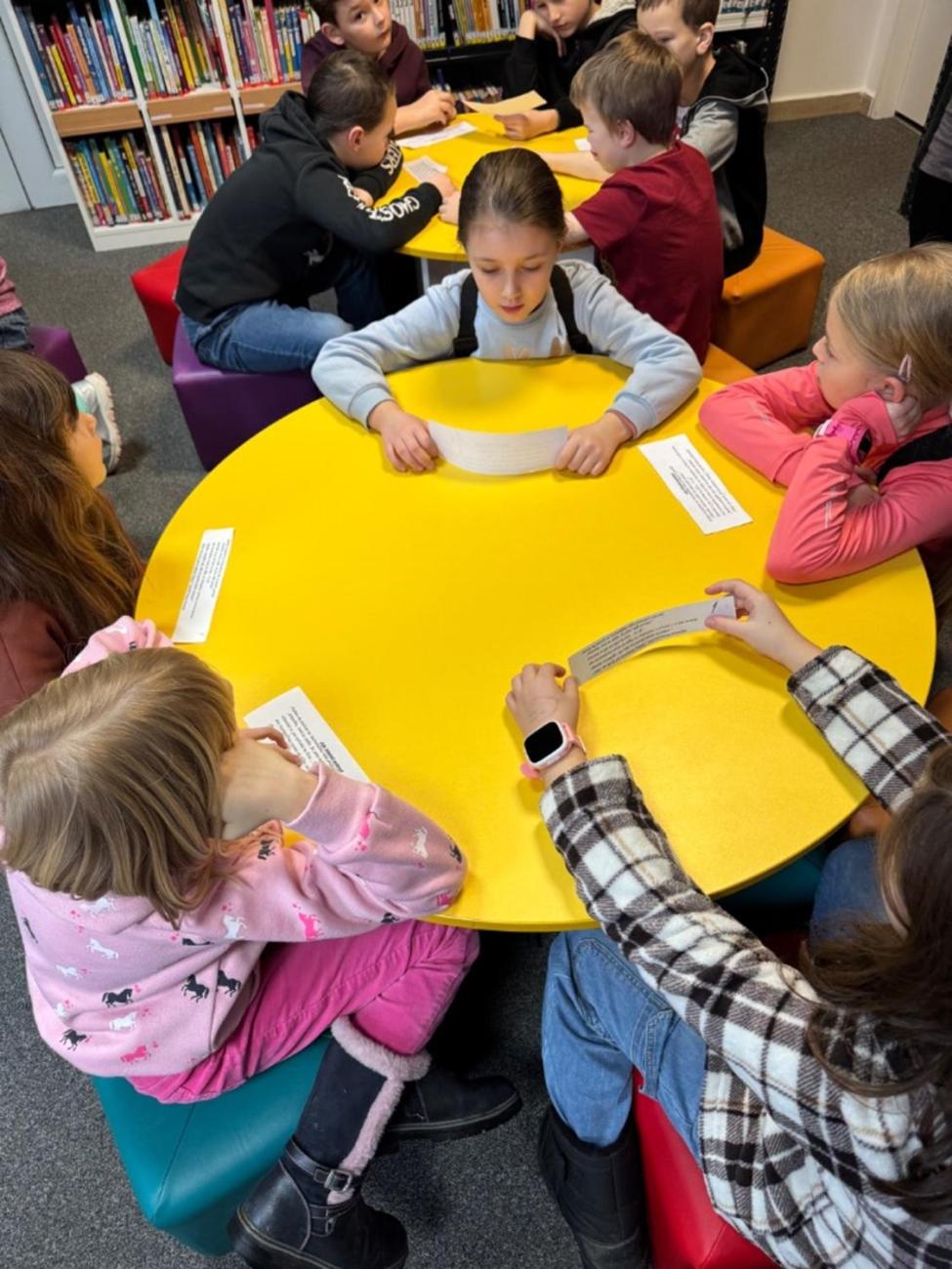 Program v knihovně  3.B