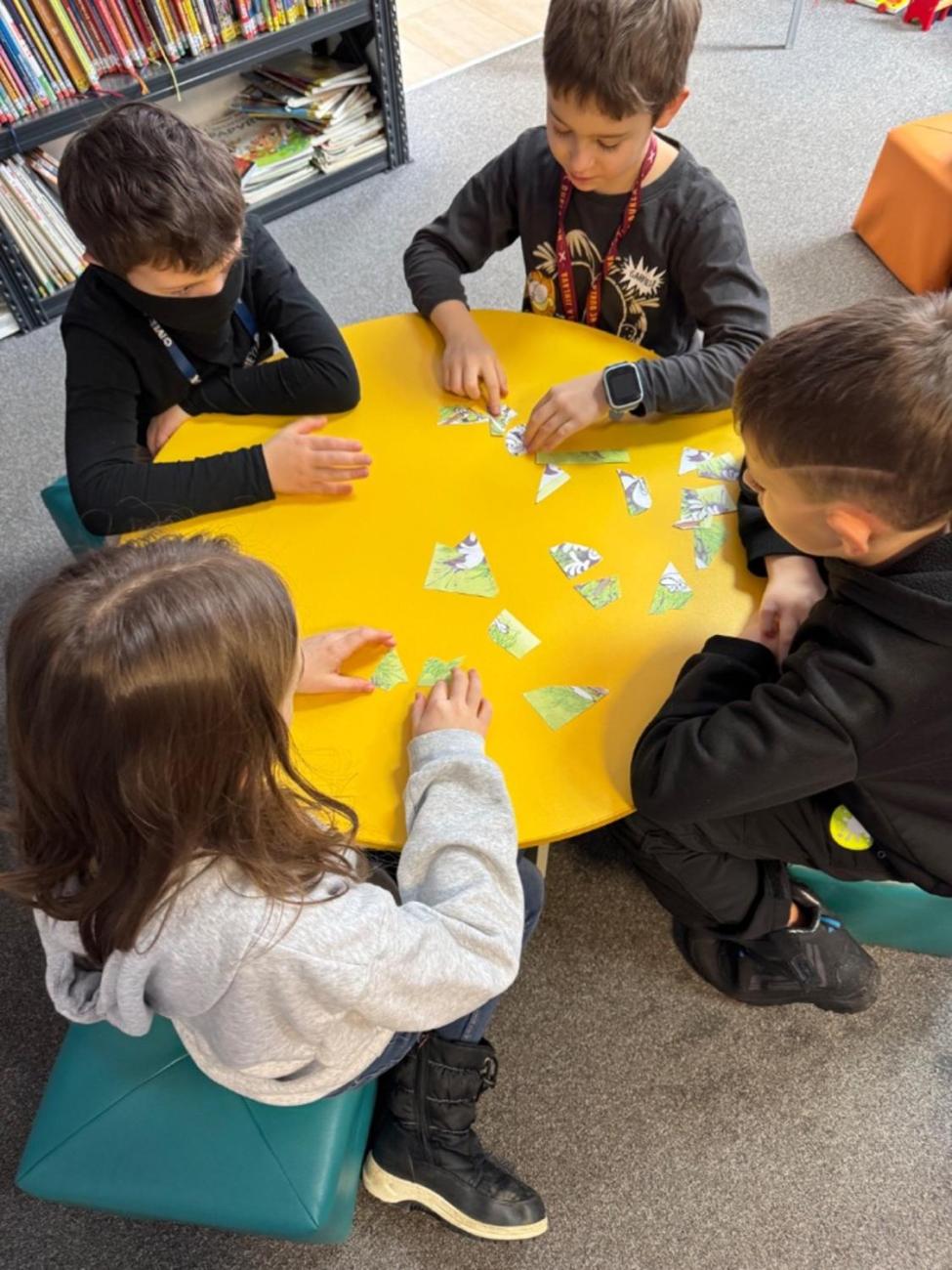 Program v knihovně  3.B