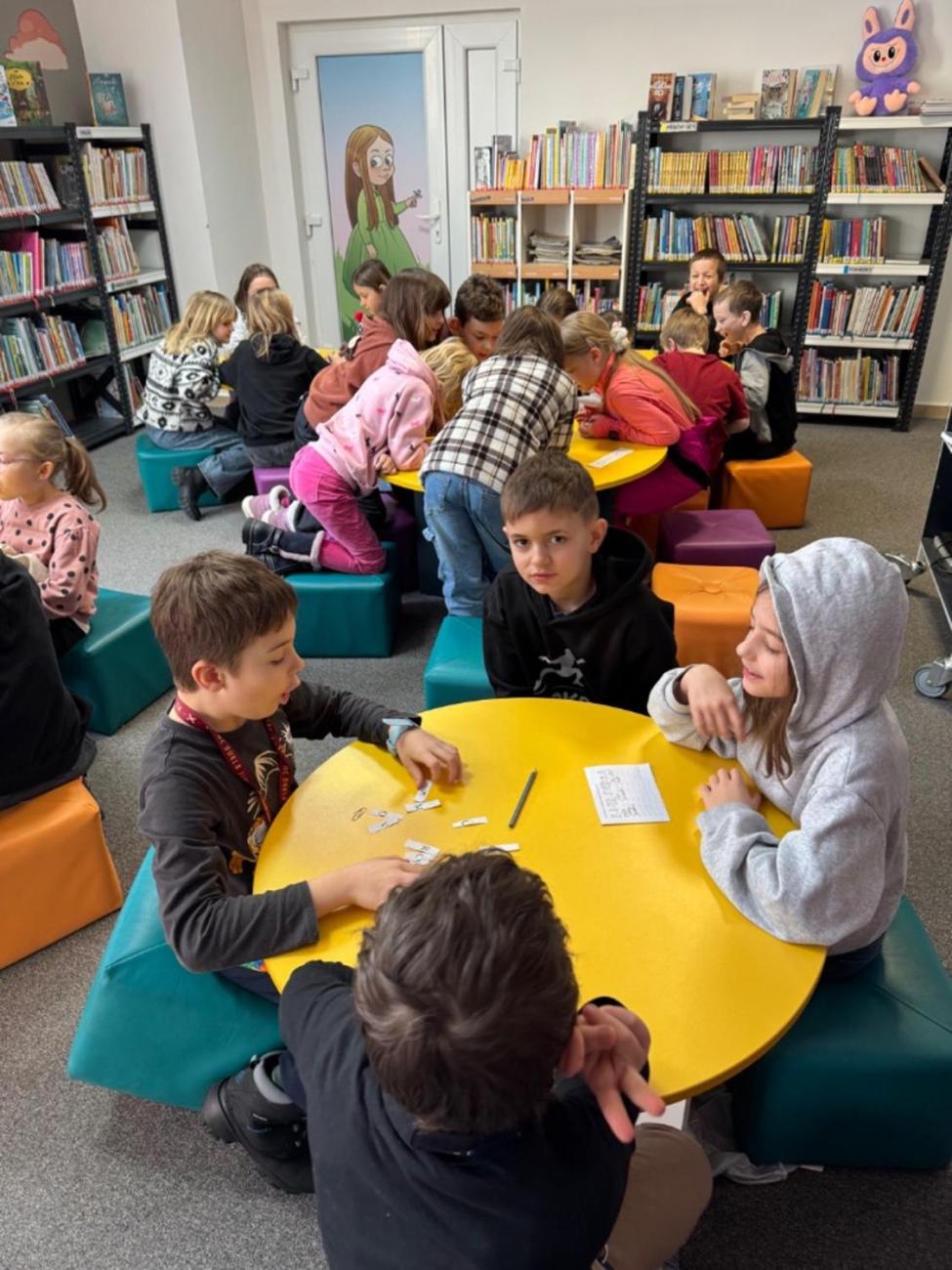 Program v knihovně  3.B