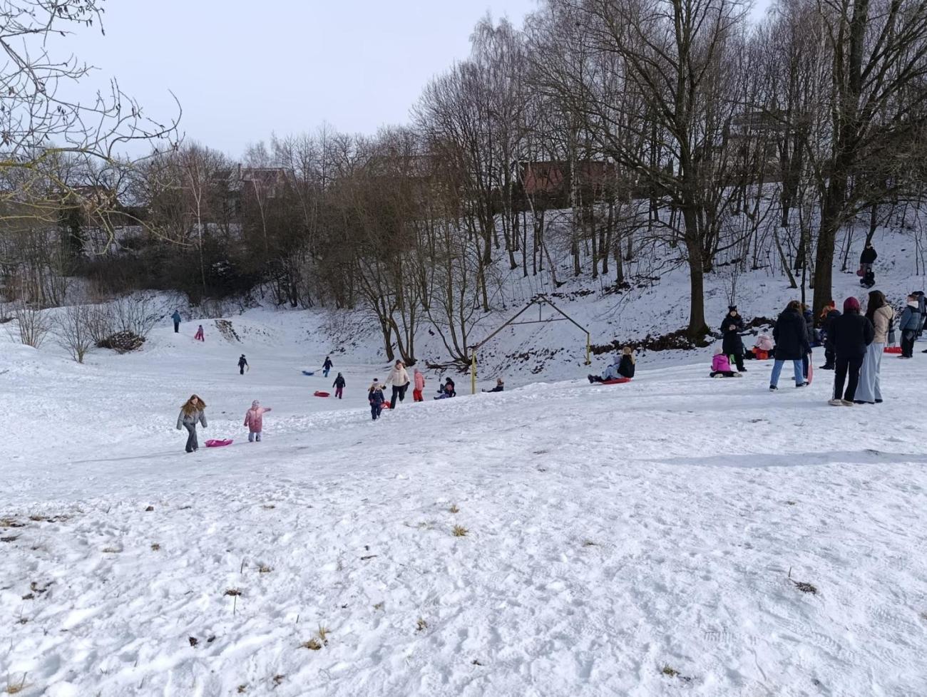 Společné zimní radovánky 1.C a 9.B