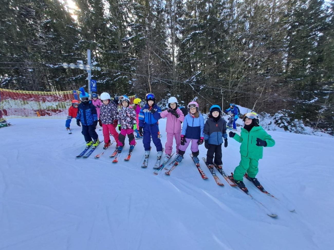 Lyžování na Čeřínku  2. ročník