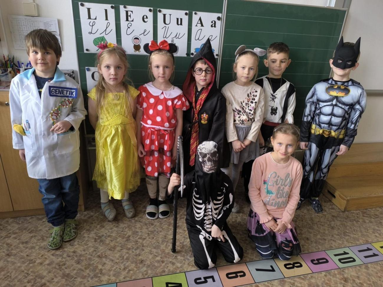 Karneval v 1. ročníku