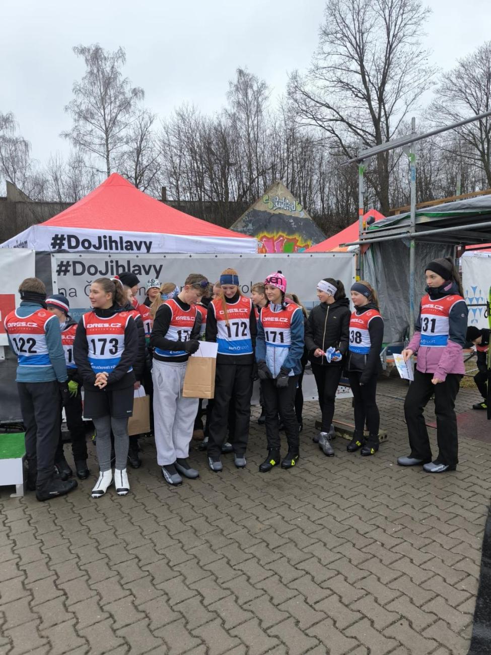 Mistrovství štafet základních škol Jihlavska v běžeckém lyžování
