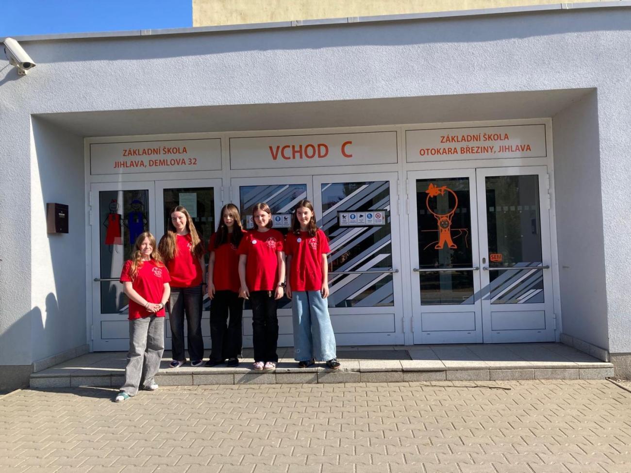 Zástupci organizačního týmu na ZŠ Demlova 