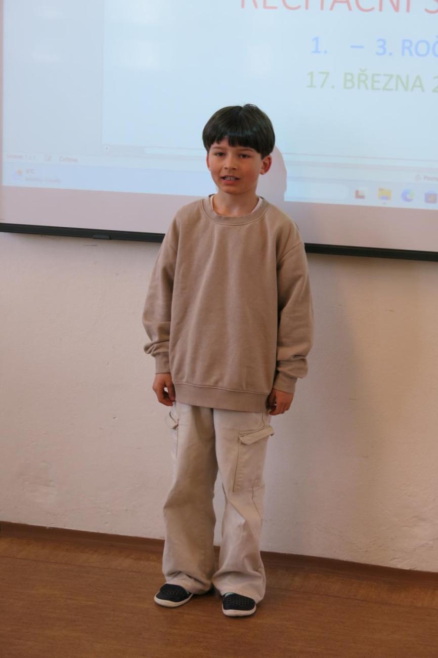 Recitační soutěž 1., 2. a 3. ročníku