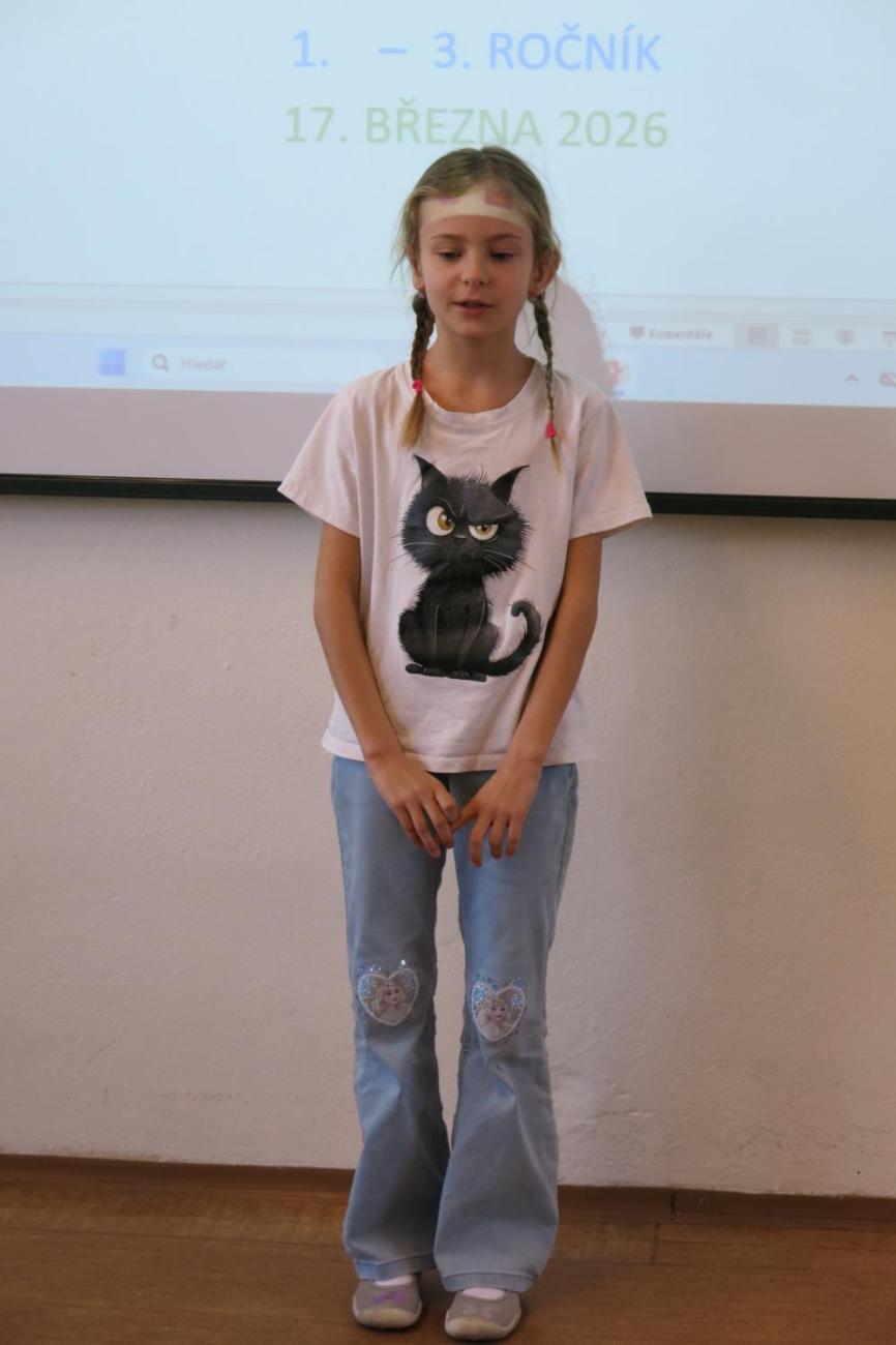 Recitační soutěž 1., 2. a 3. ročníku