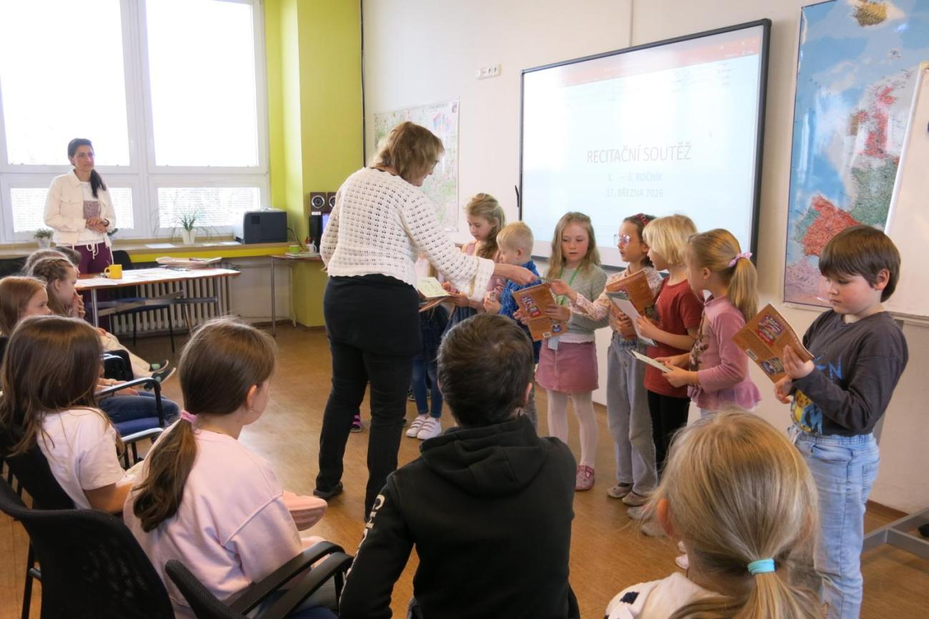 Recitační soutěž 1., 2. a 3. ročníku