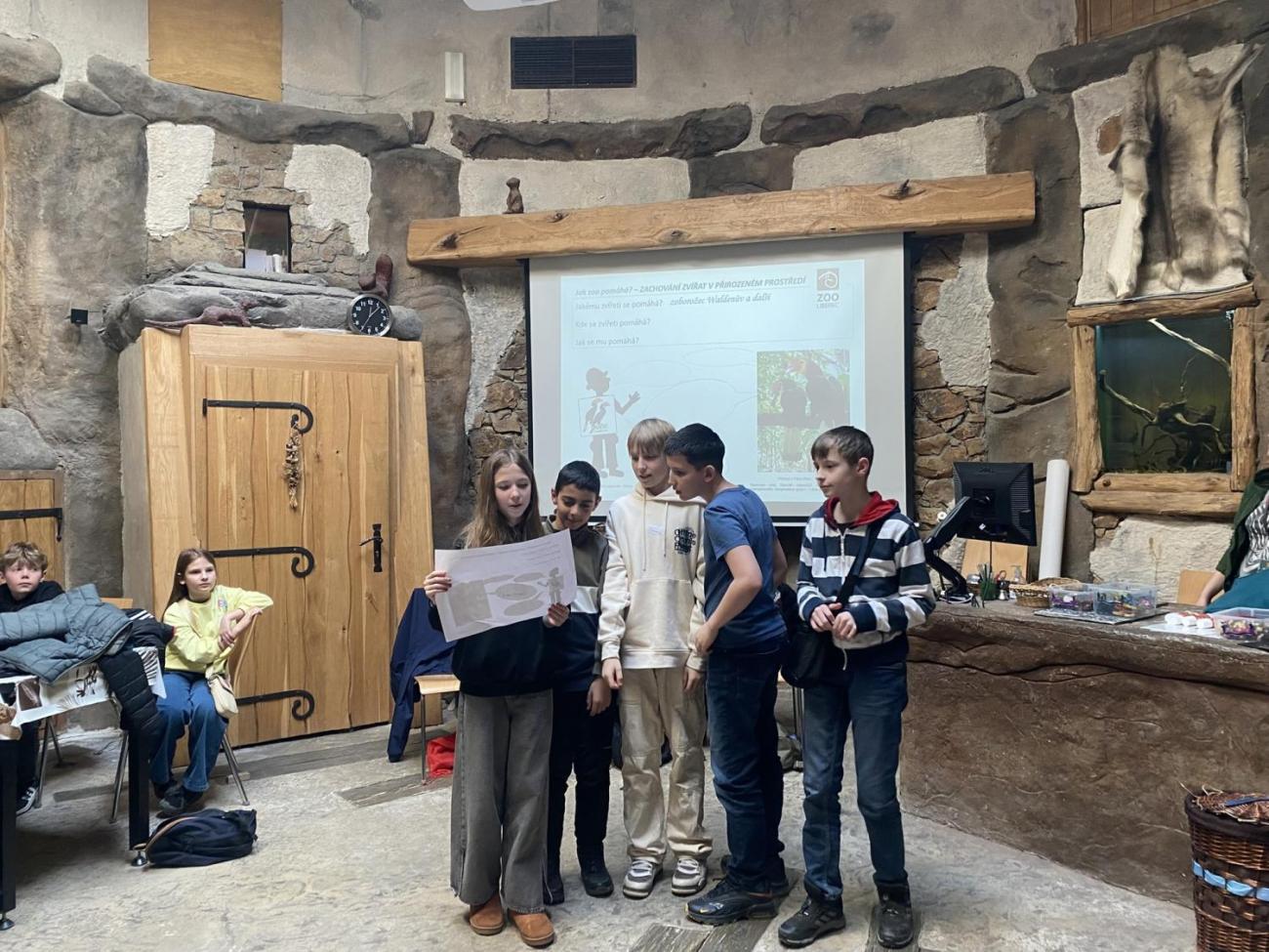 Návštěva 5.C v ZOO Jihlava