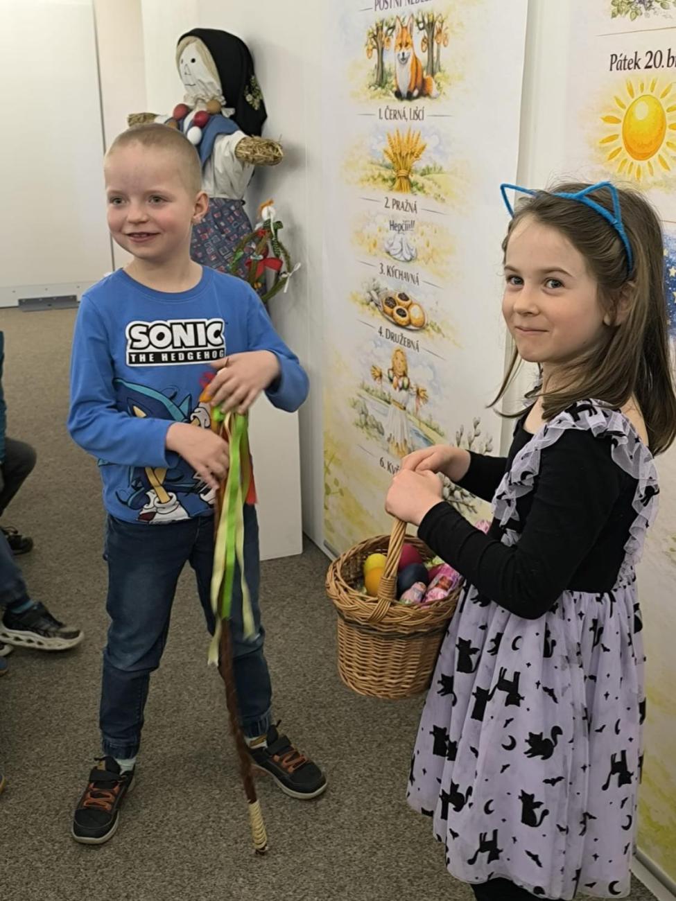 Velikonční program v muzeu  1.A