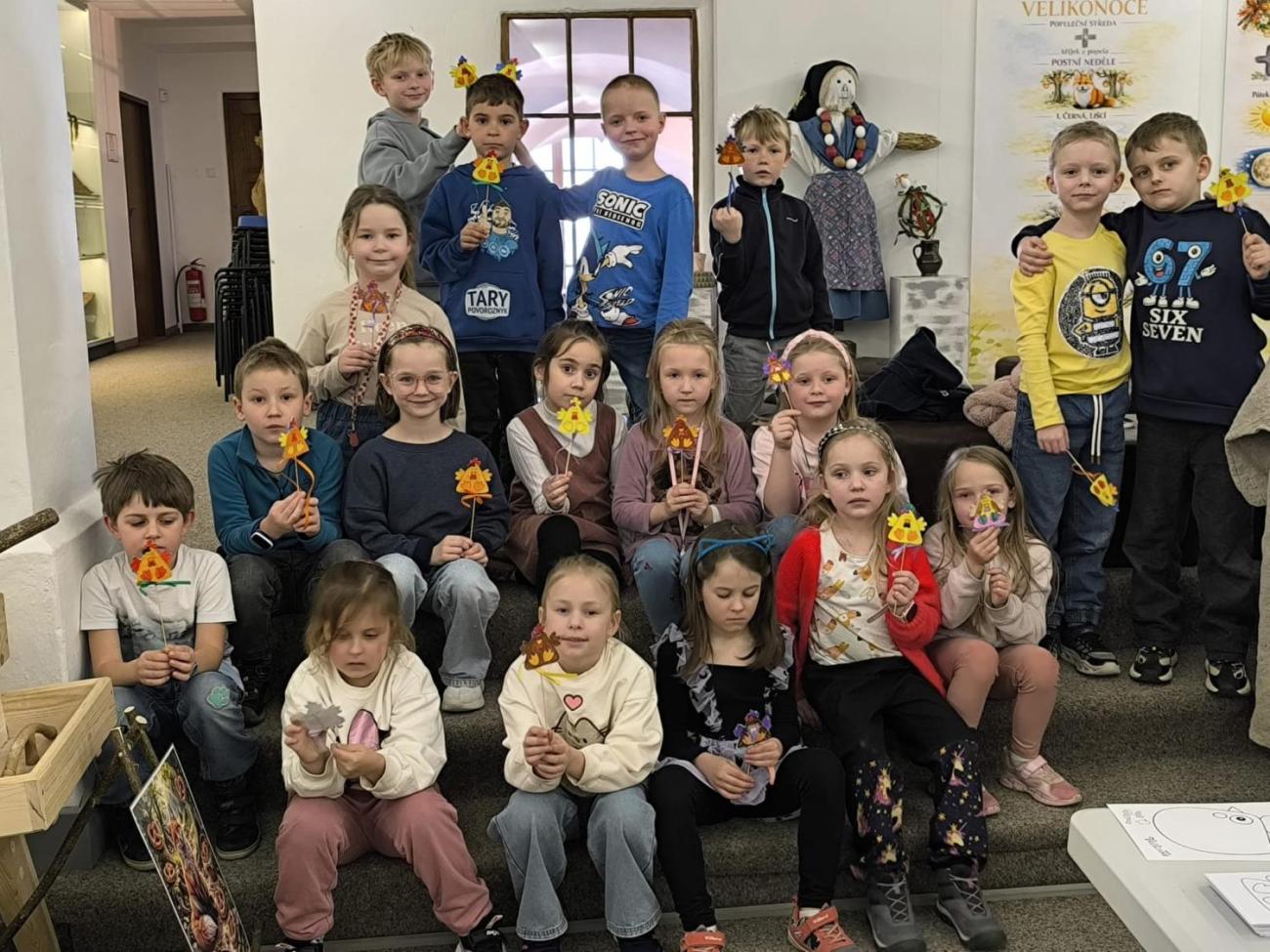 Velikonční program v muzeu  1.A