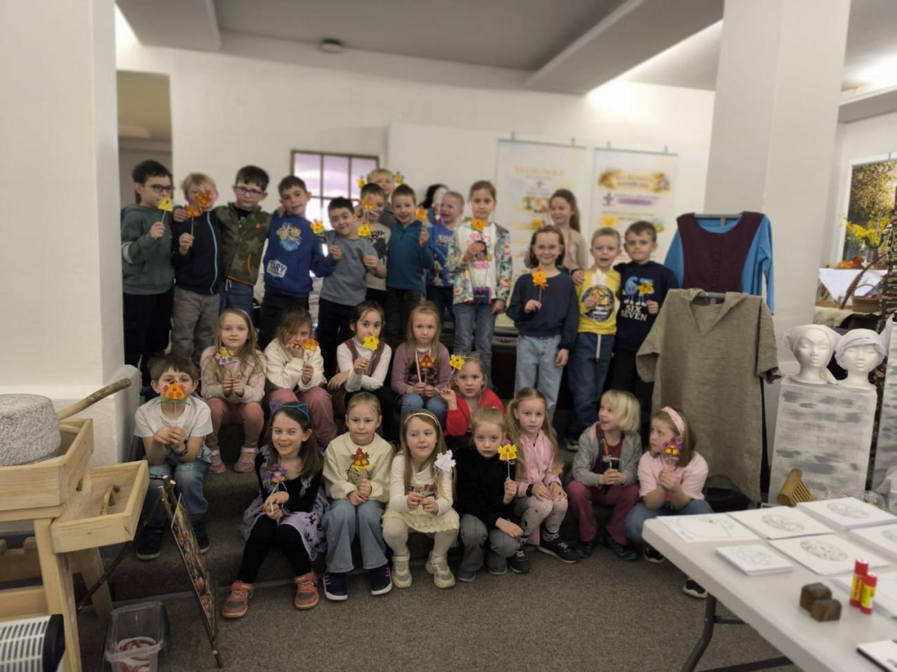 Velikonční program v muzeu  1.A