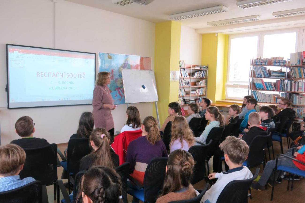 Recitační soutěž žáků 4. a 5. ročníků
