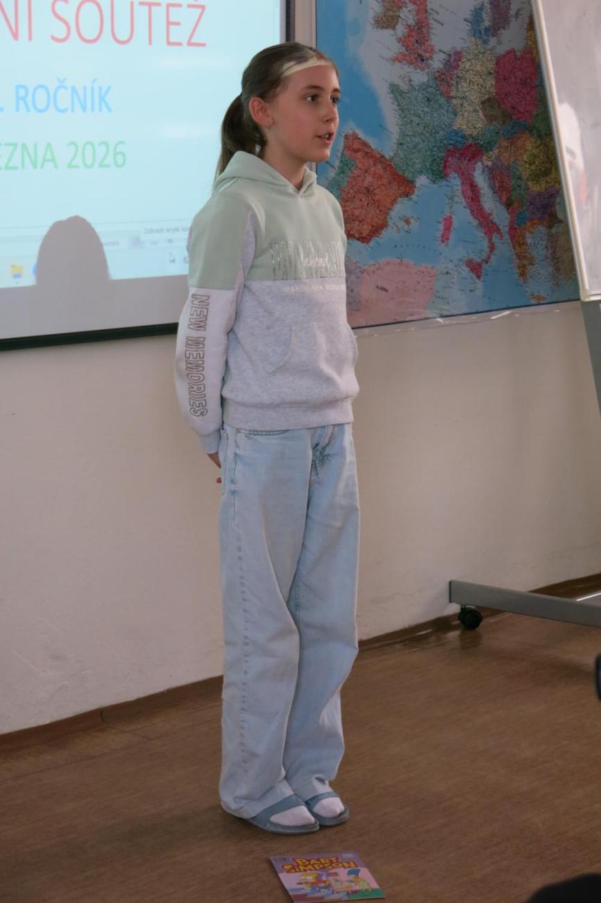 Recitační soutěž žáků 4. a 5. ročníků