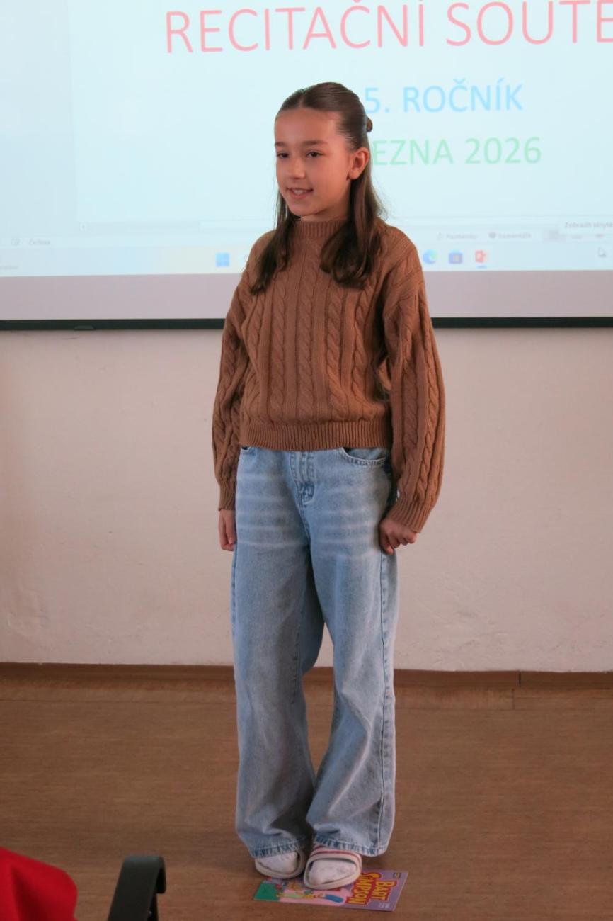 Recitační soutěž žáků 4. a 5. ročníků