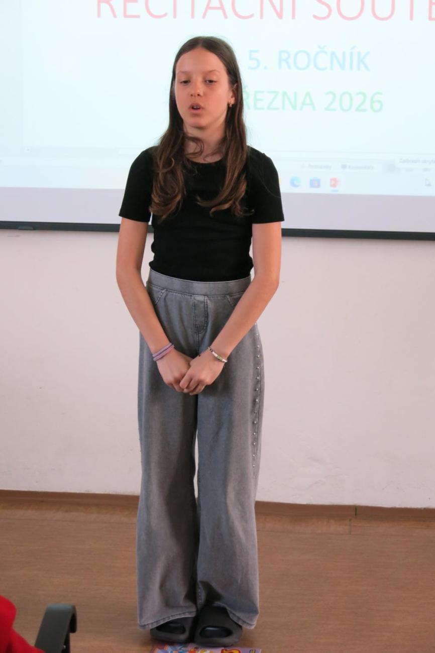Recitační soutěž žáků 4. a 5. ročníků