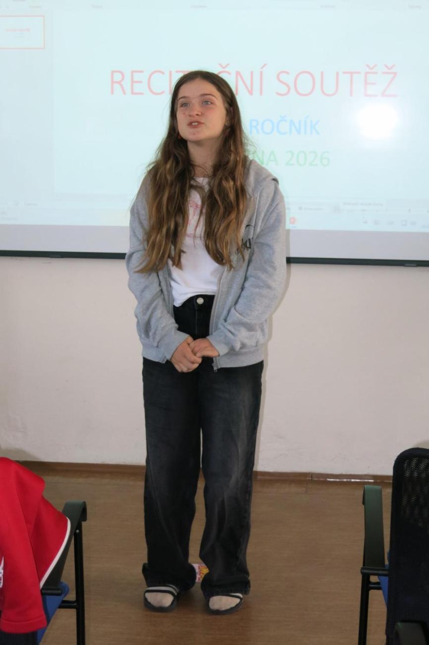 Recitační soutěž žáků 4. a 5. ročníků
